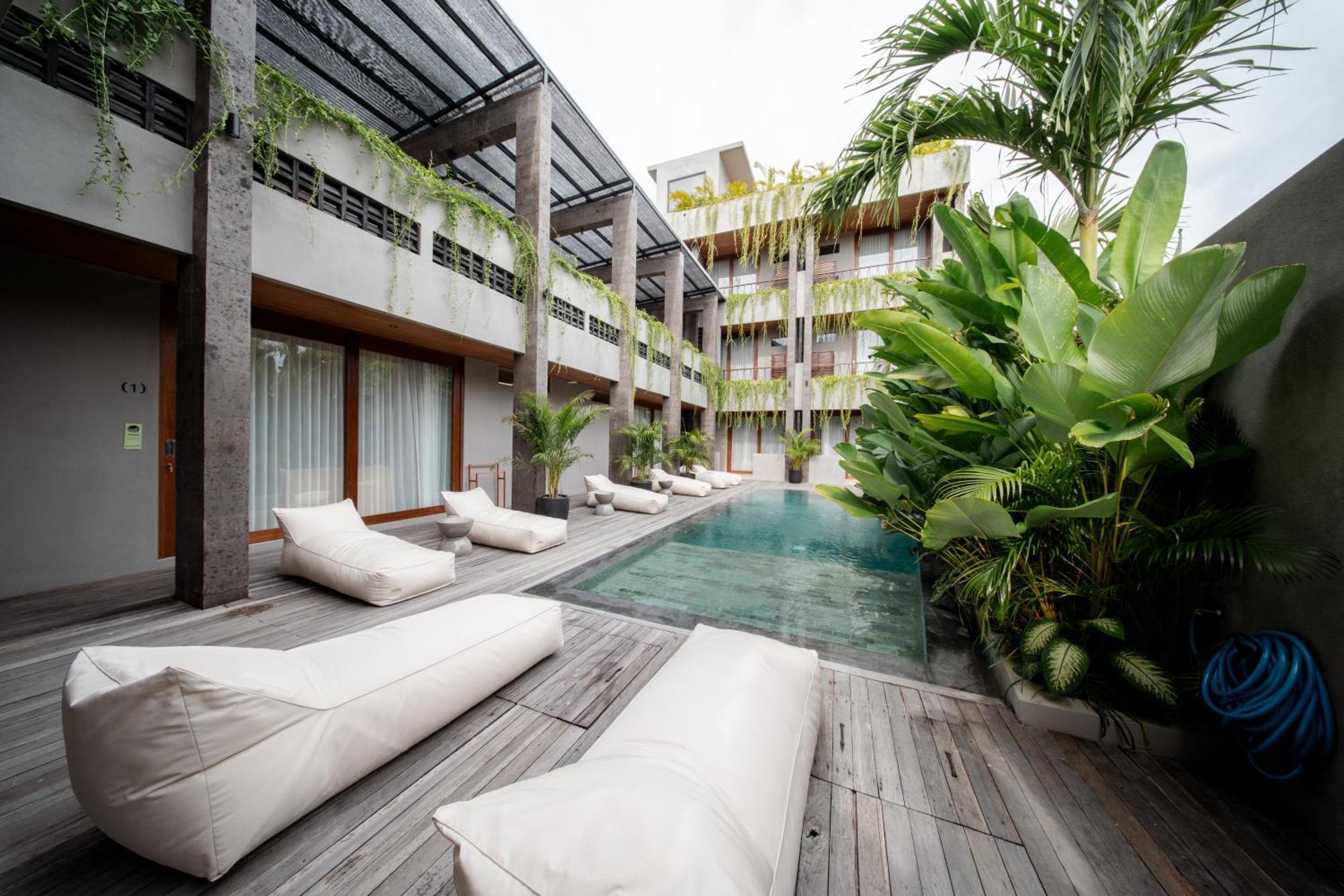 Thehub Pererenan Coworking, Pool And Rooftop 坎古 外观 照片