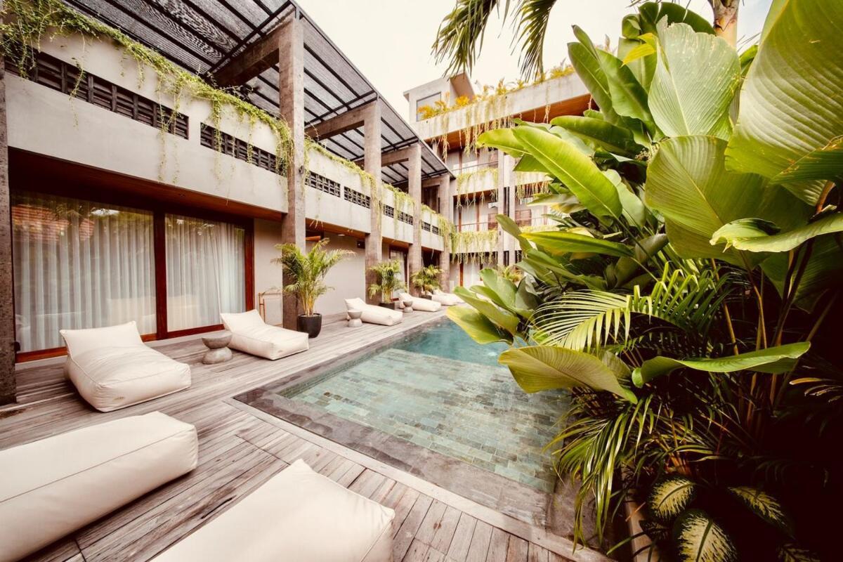 Thehub Pererenan Coworking, Pool And Rooftop 坎古 外观 照片